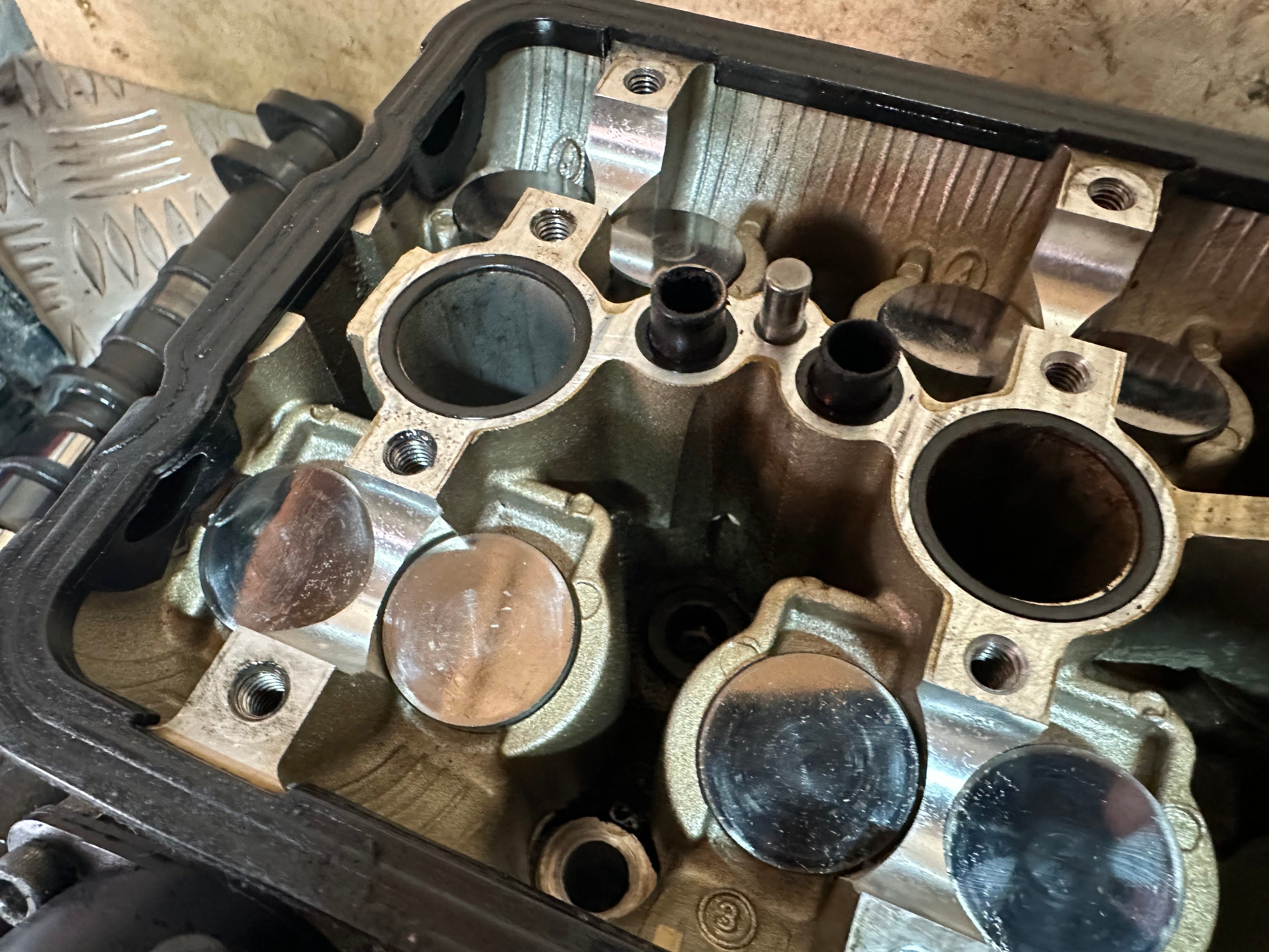 Kawasaki ZX600 Engine Cylinder Head Complete Cams Valves Etc Used F2 1996 Ninja ZX6R