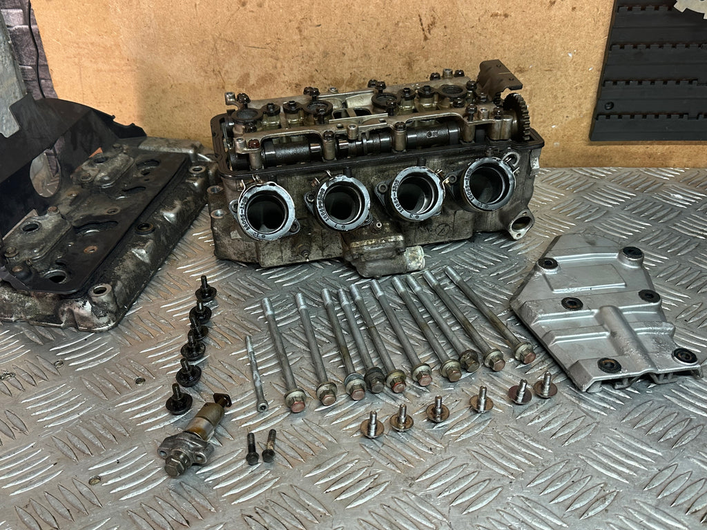 Kawasaki ZX600 Engine Cylinder Head Complete Cams Valves Etc Used F2 1996 Ninja ZX6R