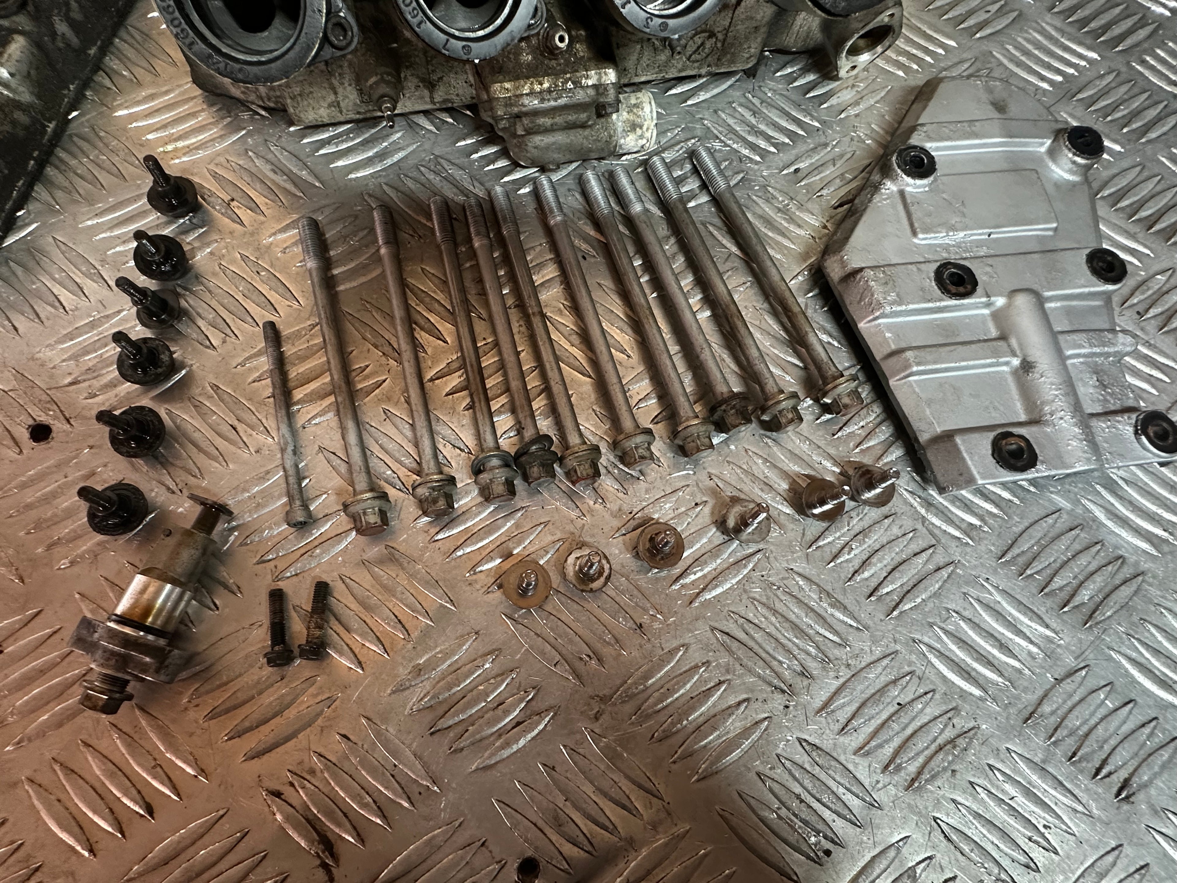 Kawasaki ZX600 Engine Cylinder Head Complete Cams Valves Etc Used F2 1996 Ninja ZX6R