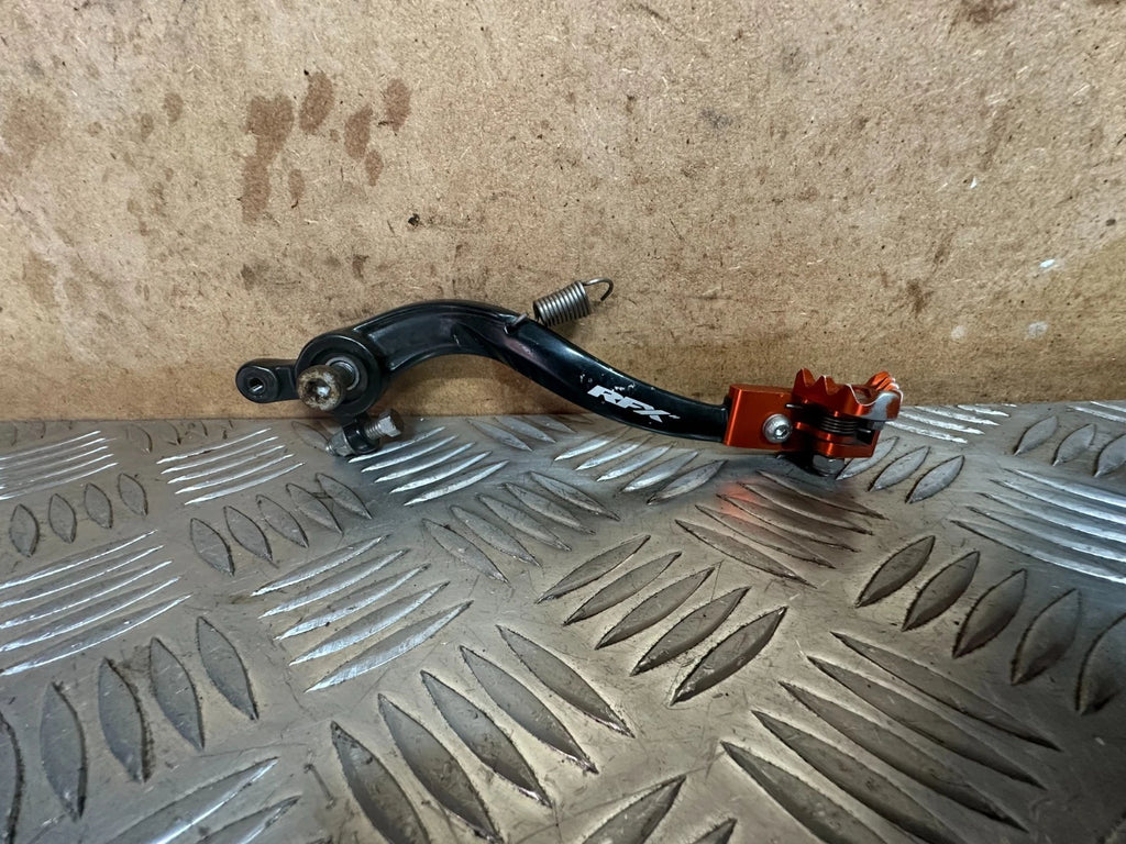 KTM SXF 350 RFX Rear Brake Lever Pedal With Spring & Bolt Good SXF350 XCF SX-F