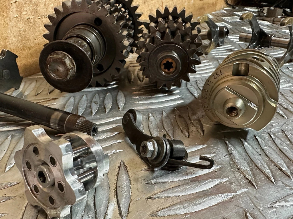 KTM SXF 350 Engine Gearbox Complete VGC Selector Drum Gears 2017 SXF350 XCF SX-F
