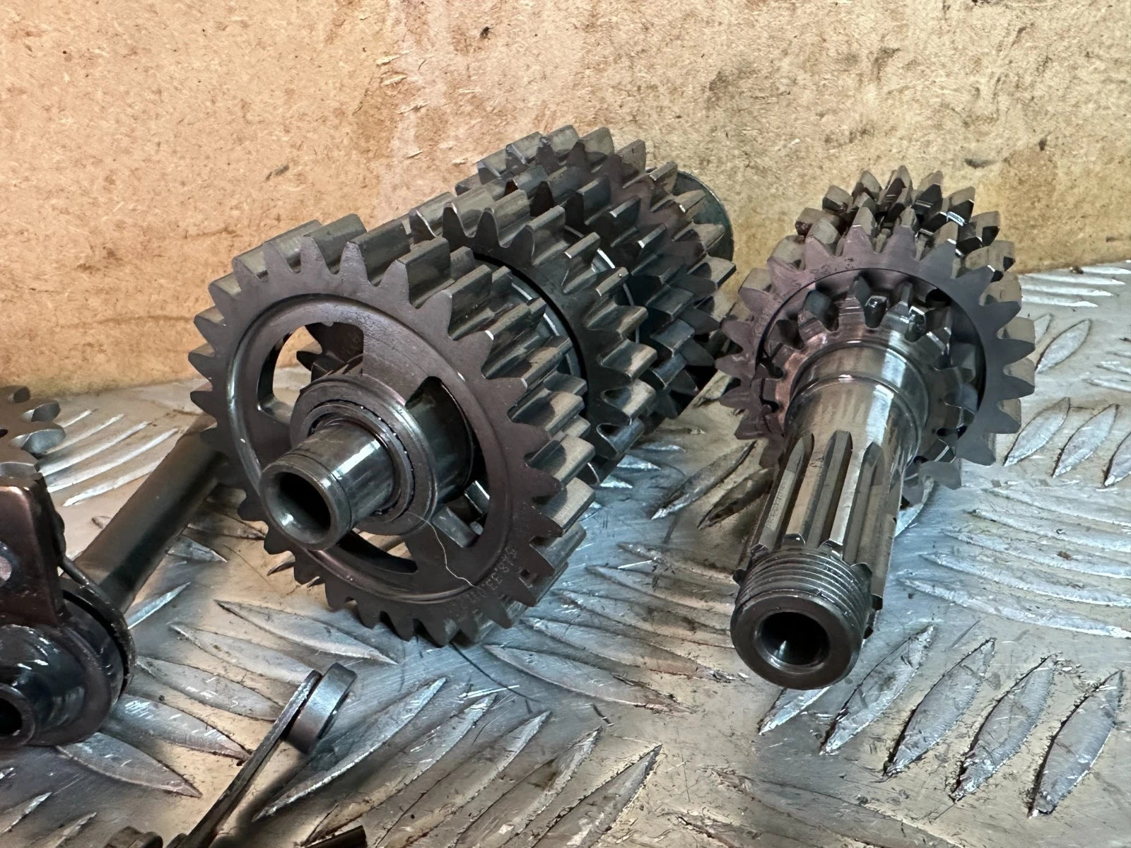 KTM SXF 350 Engine Gearbox Complete VGC Selector Drum Gears 2017 SXF350 XCF SX-F