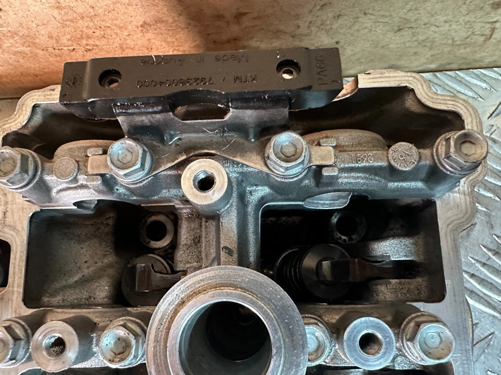 KTM SXF 350 Engine Cylinder Head With Valves & Cover 2017 KTM SXF350 XCF SX-F