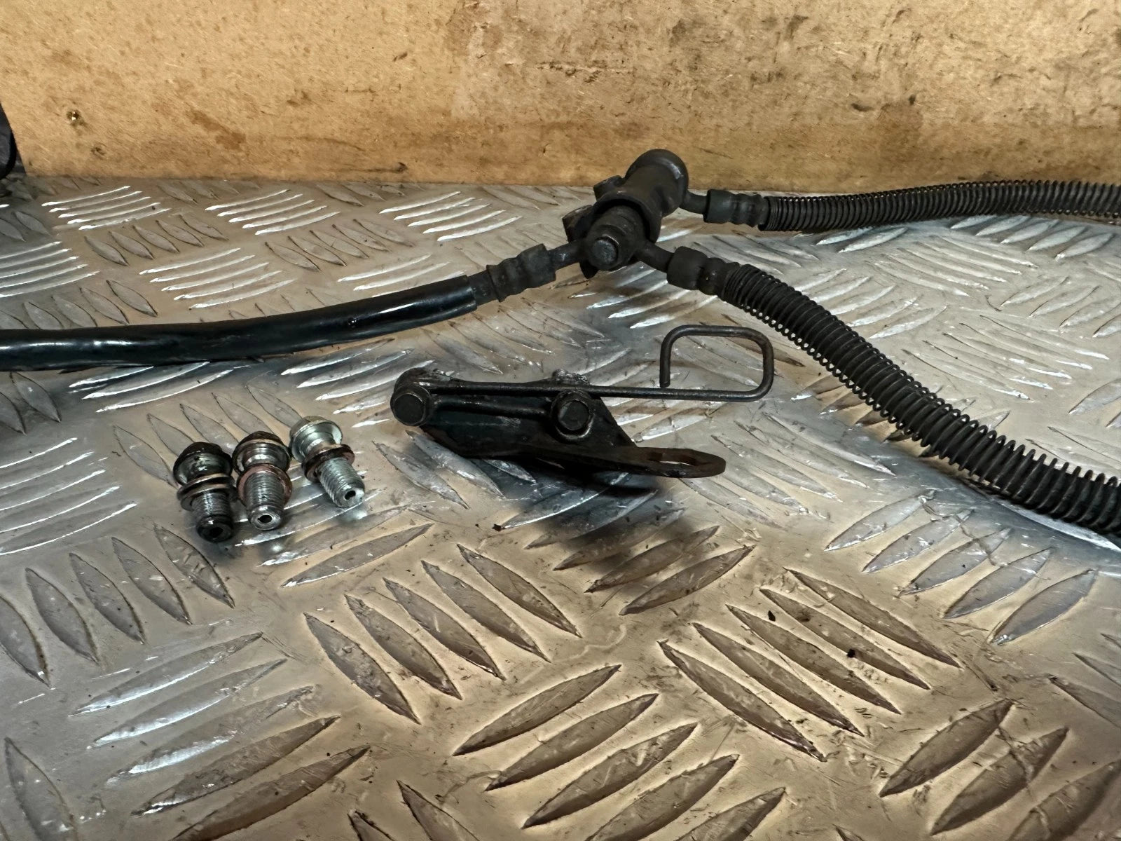 Kawasaki ZX600 Front Brake Hose x3 With Splitter Hoses Hydraulic Lines 1996 ZX6R
