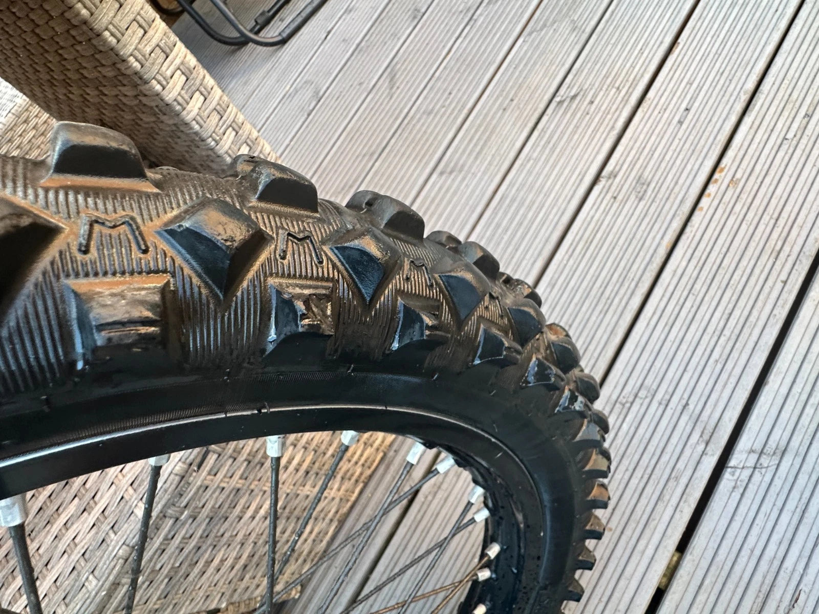 KTM SXF 350 Front Wheel 2017 With Starcross 5 Soft Tyre & Spacers SXF350 XCF SX-F