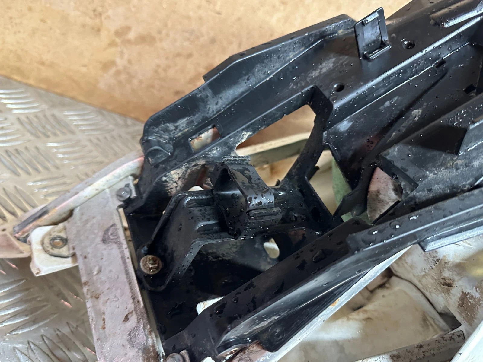 KTM SXF 350 Rear Subframe + Airbox + Battery Tray Rear End Good SXF350 XCF SX-F