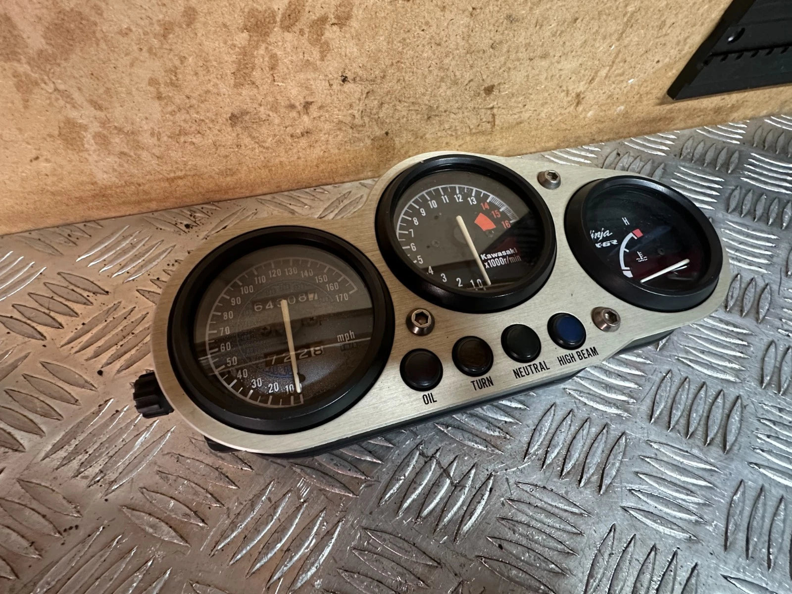 Kawasaki ZX600 Clocks Speedo Speedometer Tacho Dash F2 1996 Ninja ZX6R