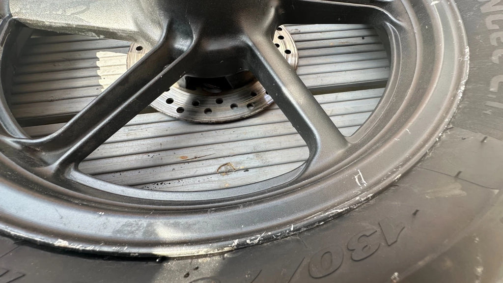 Honda CBR125R Rear Wheel With Sprocket Carrier Disc & Spacers Carb 2005 CBR 125