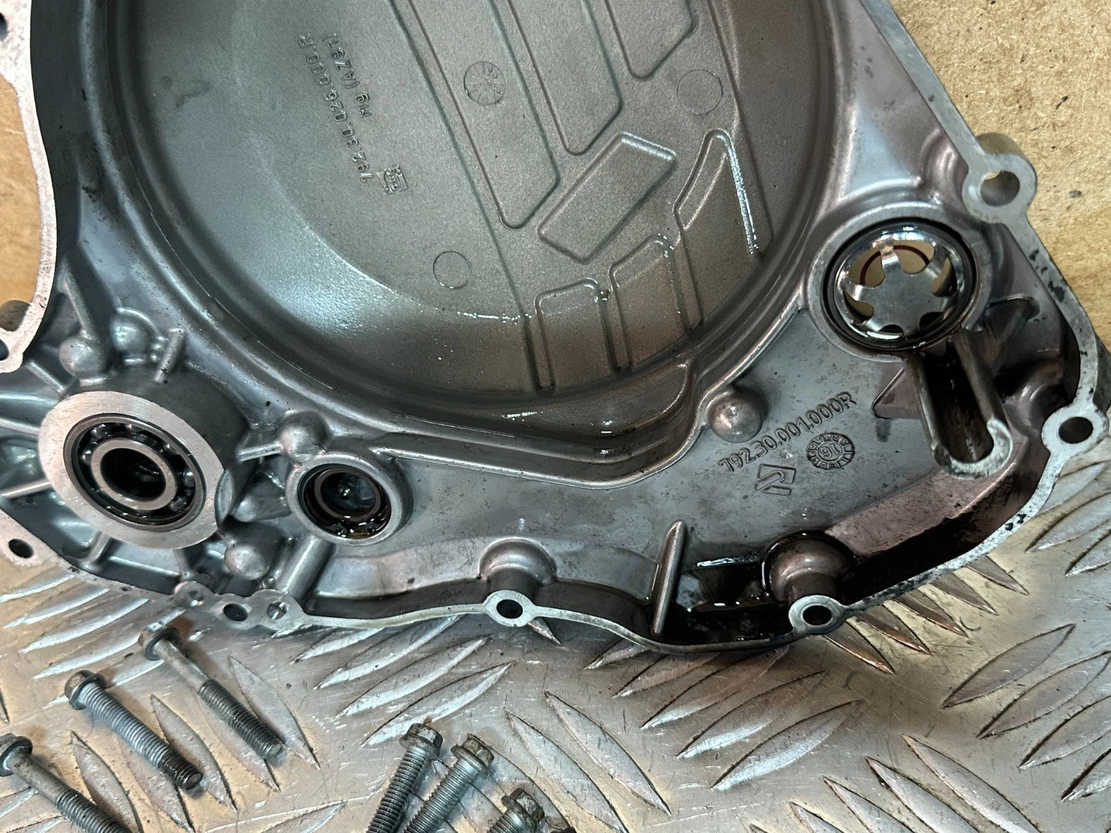 KTM SXF 350 Engine Clutch Cover Inner & Outer + Waterpump Cover SXF350 XCF SX-F