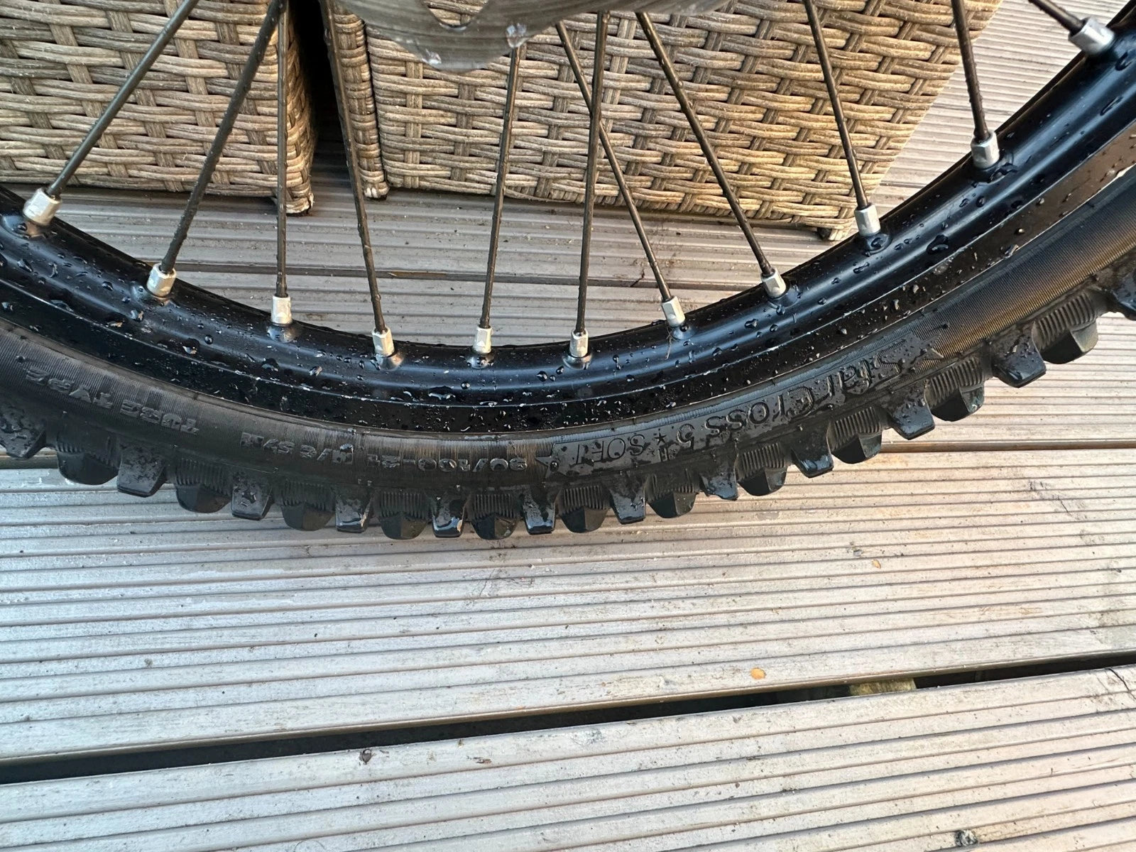 KTM SXF 350 Front Wheel 2017 With Starcross 5 Soft Tyre & Spacers SXF350 XCF SX-F