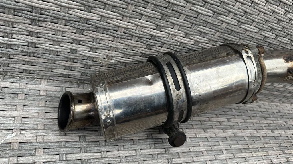 Kawasaki ZX600 exhaust system Scorpion race silencer & header pipe 1996 ZX600R