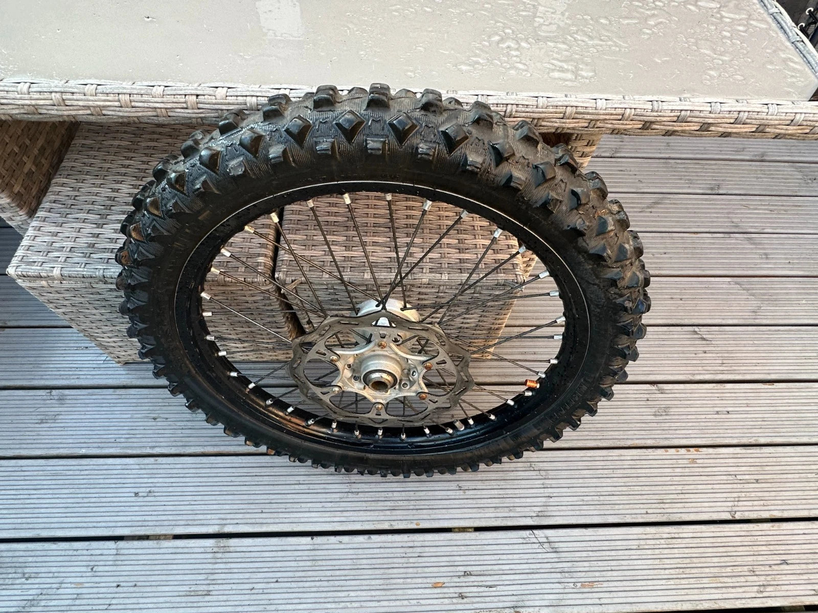 KTM SXF 350 Front Wheel 2017 With Starcross 5 Soft Tyre & Spacers SXF350 XCF SX-F