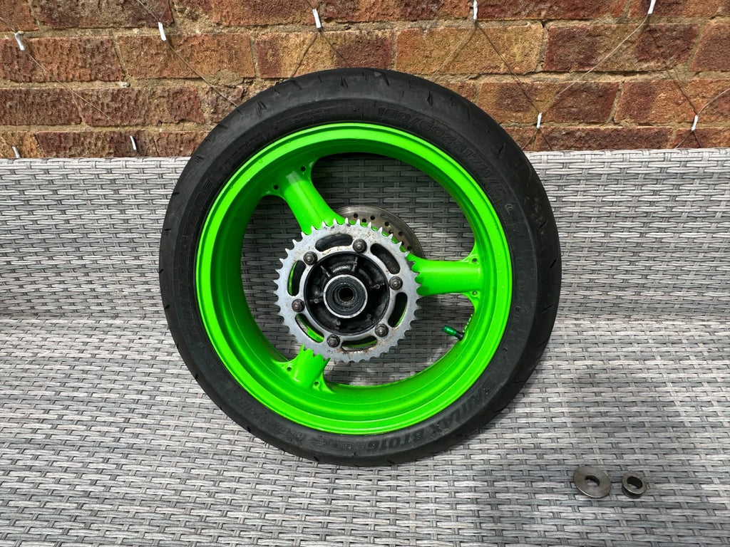 Kawasaki ZX600 VGC Rear Wheel + Disc Sprocket Good Bridgestone Tyre ZXR ZX600R Used