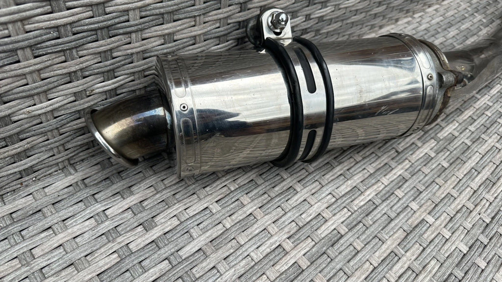 Kawasaki ZX600 exhaust system Scorpion race silencer & header pipe 1996 ZX600R
