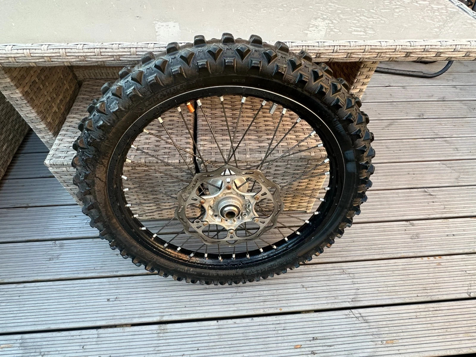 KTM SXF 350 Front Wheel 2017 With Starcross 5 Soft Tyre & Spacers SXF350 XCF SX-F